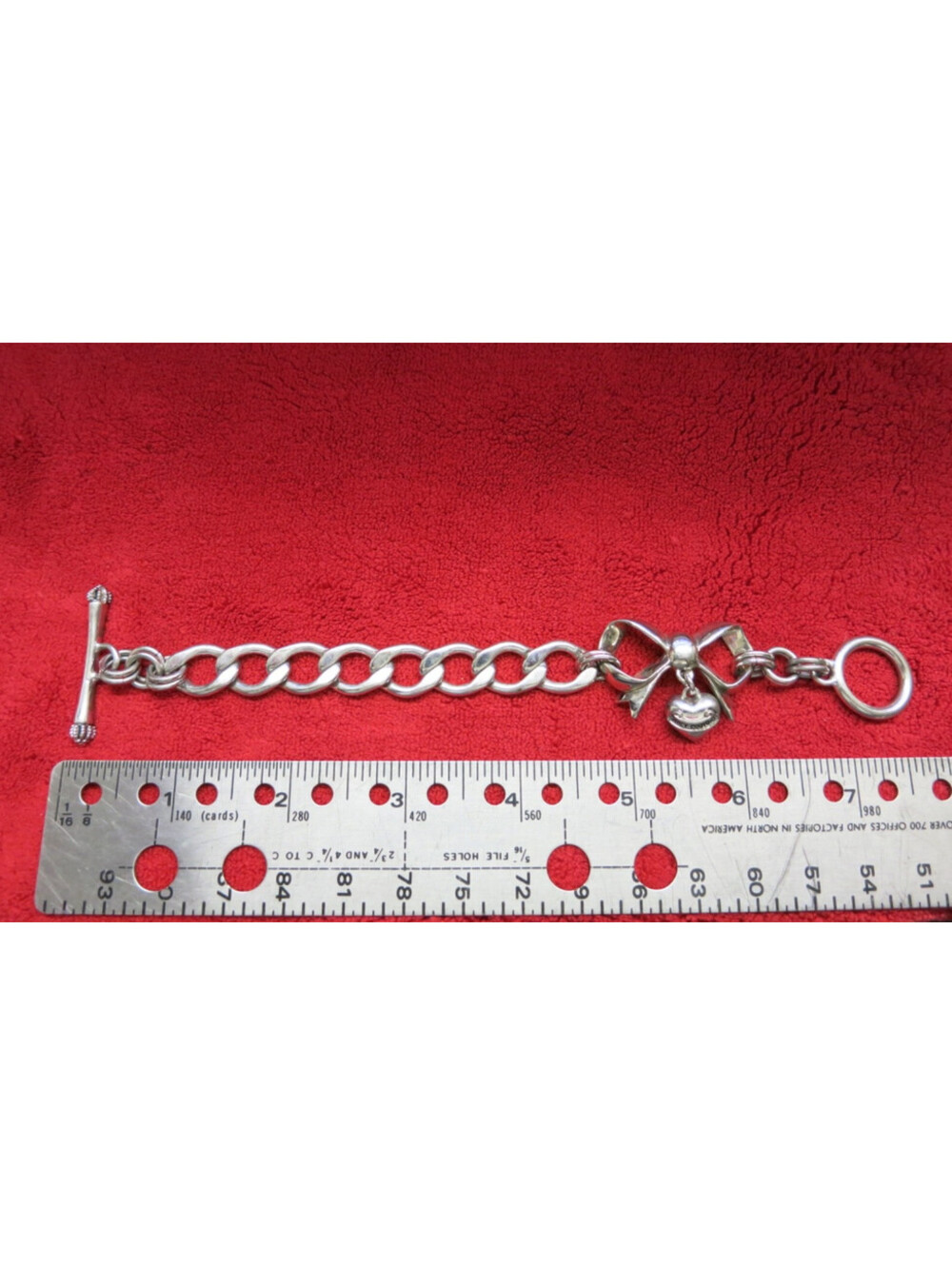 Juicy Couture vintage toggle bracelet
